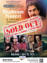 Shahram Nazeri Live in Concert – SAN FRANCISCO – Second Concert Extended